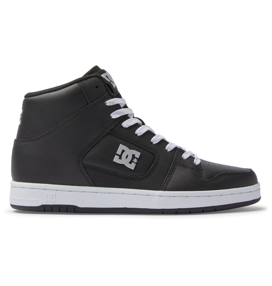 DC Shoes Womens Manteca 4 Hi High-Top Shoes Black/Silver - ADJS100164-BS2 BLACK/SILVER Image 1