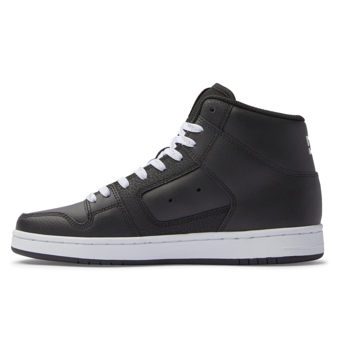 DC Shoes Womens Manteca 4 Hi High-Top Shoes Black/Silver - ADJS100164-BS2 BLACK/SILVER Image 3