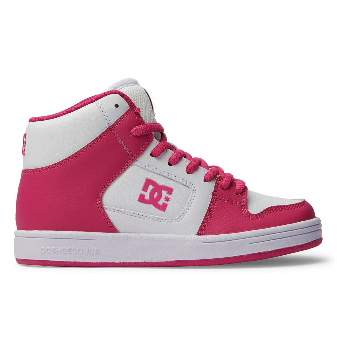 DC Shoes Girls Manteca 4 HI Shoes Crazy Pink - ADGS300116-CRP CRAZY PINK Image 1