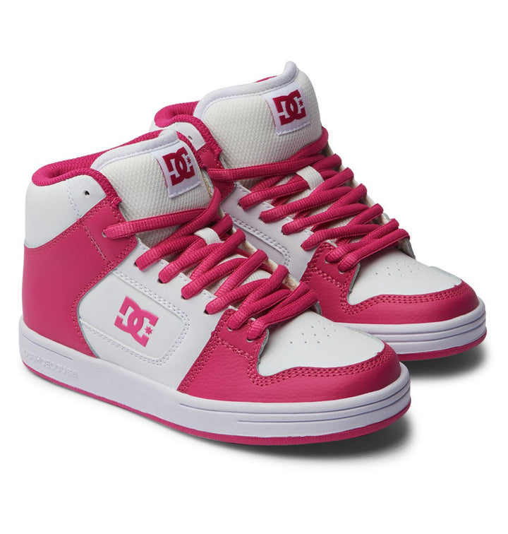 DC Shoes Girls Manteca 4 HI Shoes Crazy Pink - ADGS300116-CRP CRAZY PINK Image 2