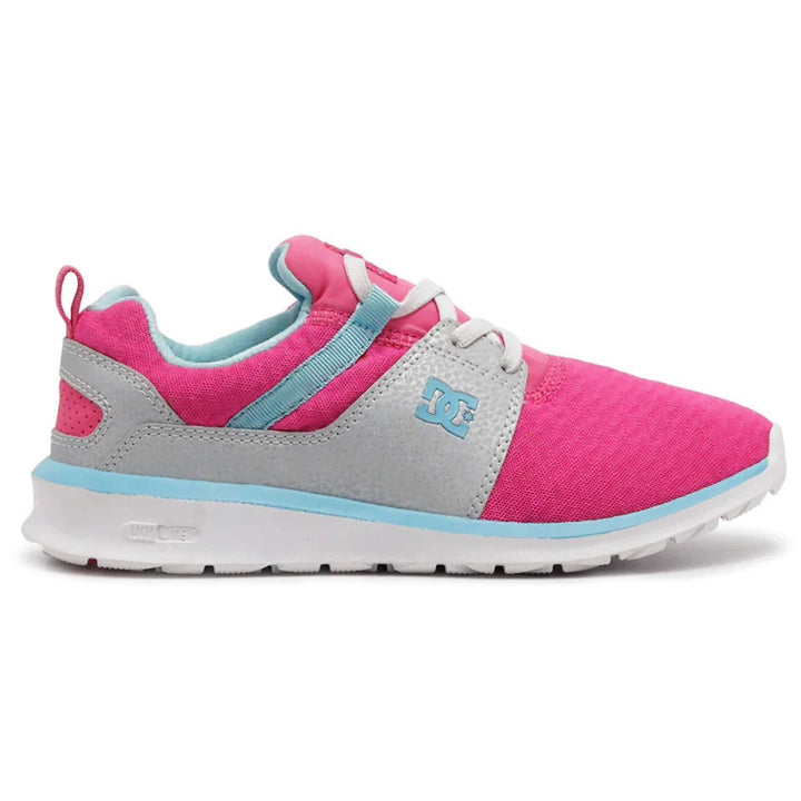 DC Shoes Girls Heathrow Sneaker Pink/Silver - ADBS700024-PWS PINK/SILVER Image 1