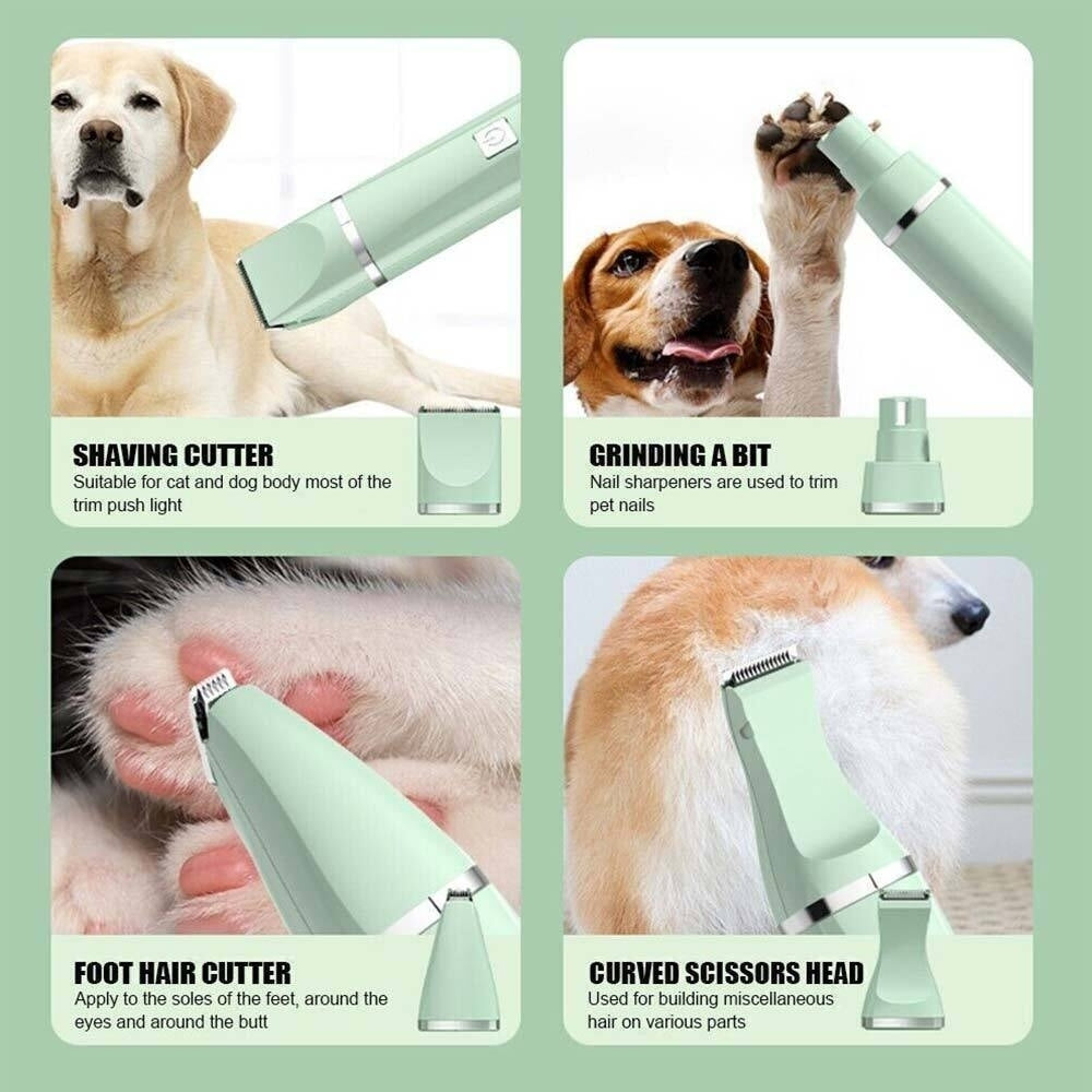 Professional Electric Pet Hair Trimmer Clipper Cordless Dog Cats Grooming Shaver Image 3