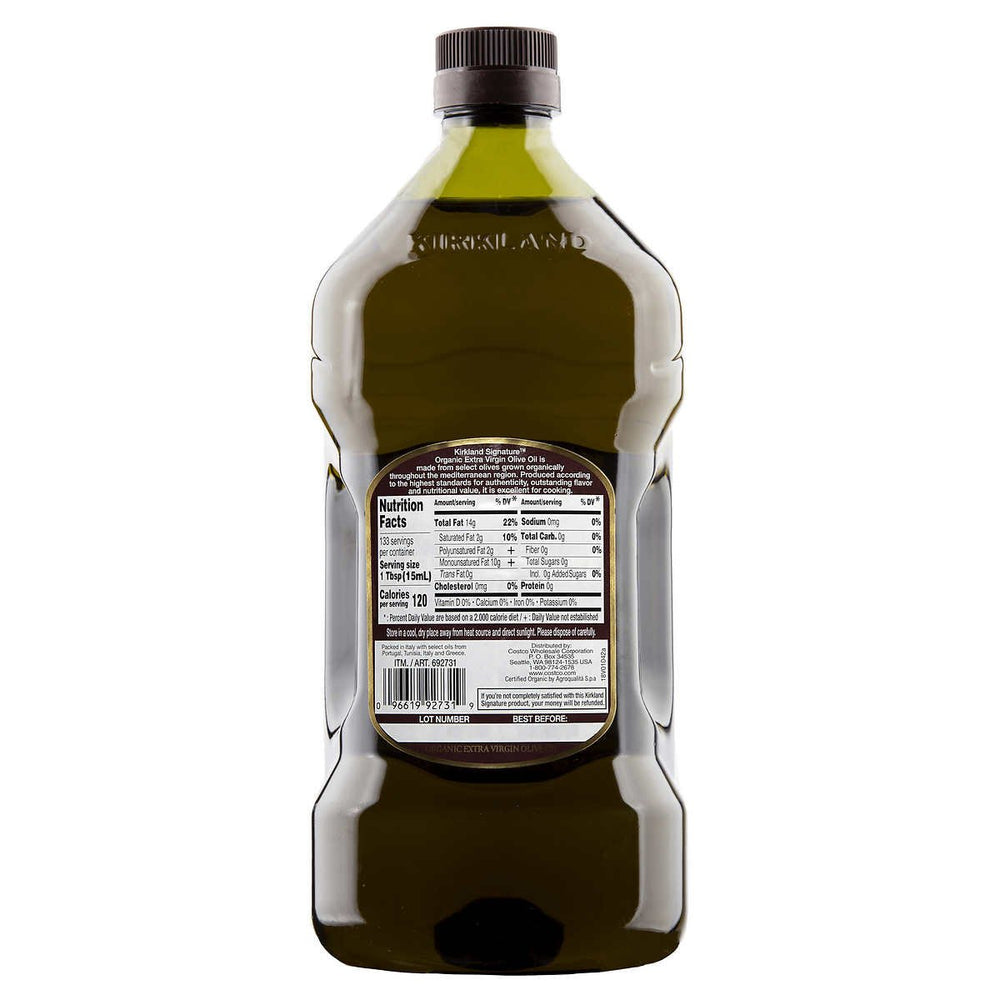 Kirkland Signature Organic Extra Virgin Olive Oil 2 L Image 2