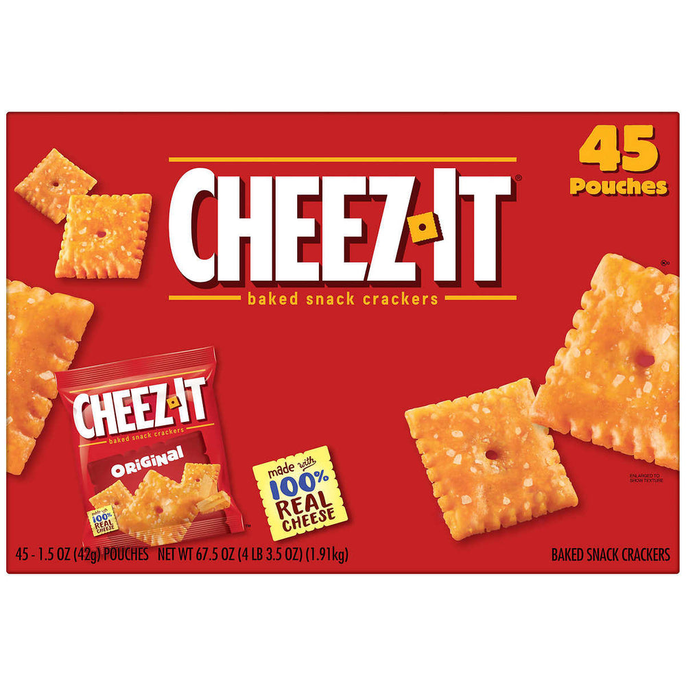 Cheez-It Original Crackers Snack Packs 1.5 Ounce (45 Count) Image 2