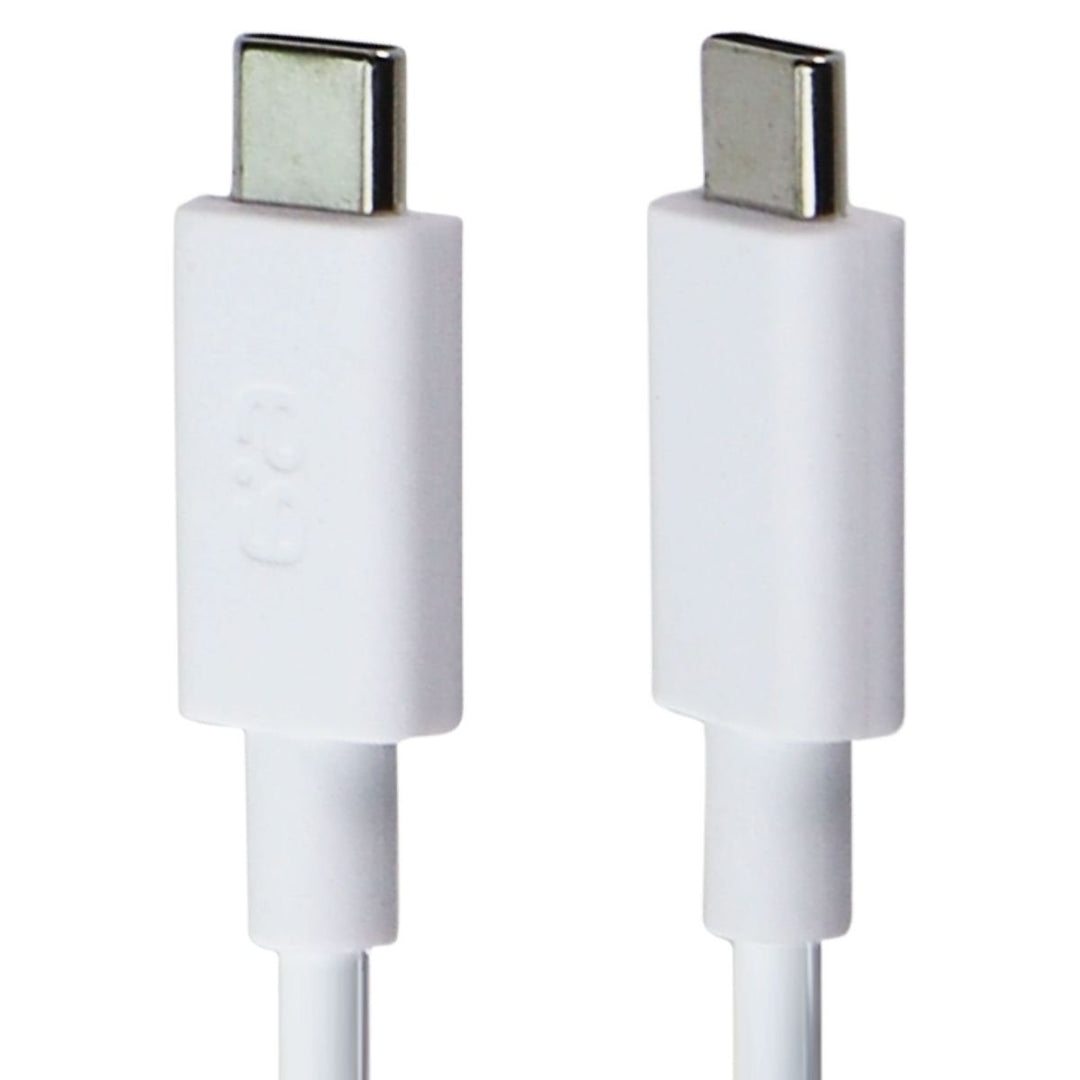 PureGear 6 ft. USB-C to USB-C Charging and Data Sync Cable - White Image 1