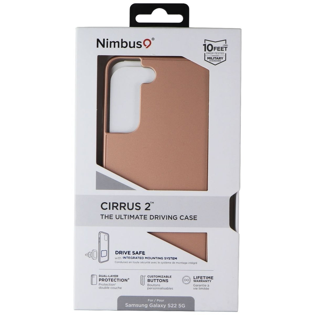 Nimbus9 Cirrus 2 Series Case for Samsung Galaxy S22 5G - Rose Gold/Frost Image 1