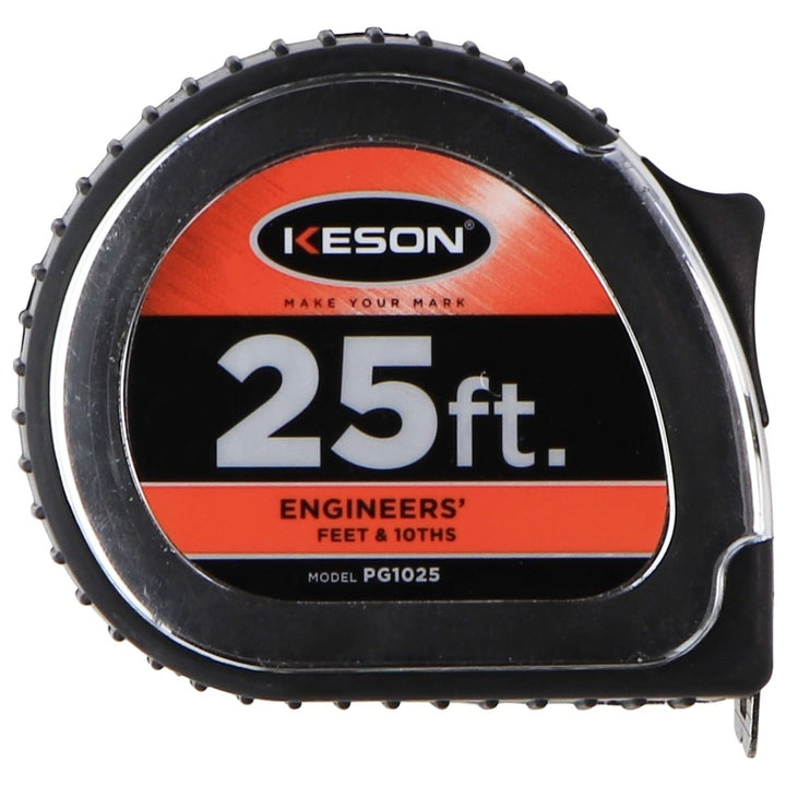 Keson 25-ft Tape Measure Feet and Inches - PG1025 - Silver Image 3