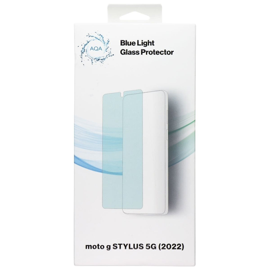 AQA Blue Light Glass Protector for moto g STYLUS 5G (2022) - Clear Image 1