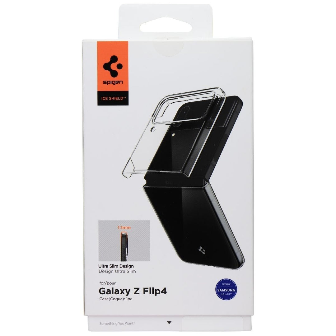 Spigen Ice Shield Series Case for Samsung Z Flip4 - Clear Image 1