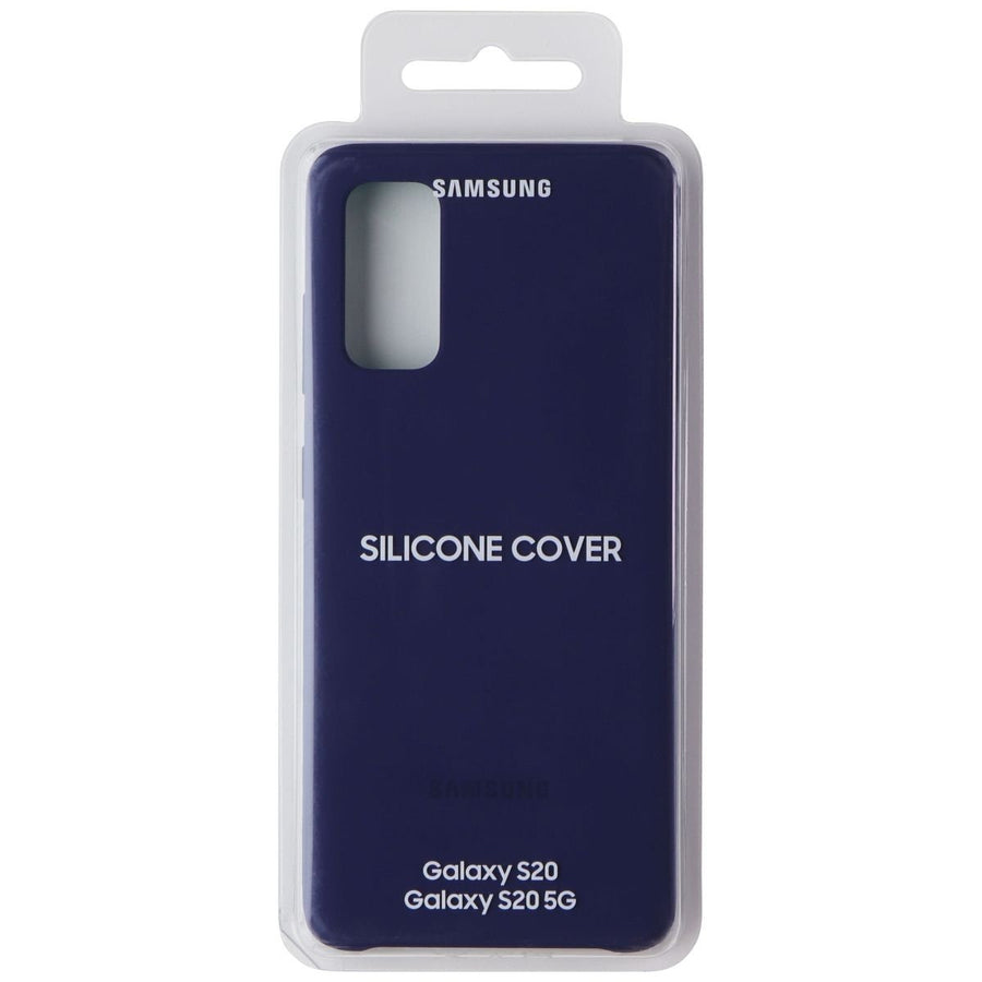 Samsung Official Silicone Cover for Samsung Galaxy S20 / S20 5G - Navy Blue Image 1