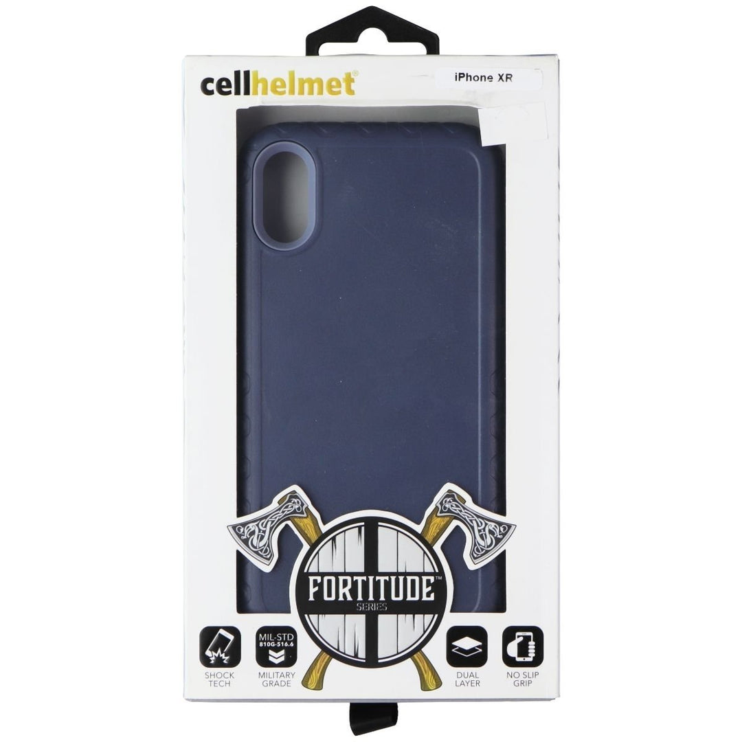 CellHelmet Fortitude Series Case for Apple iPhone XR - Slate Blue Image 1