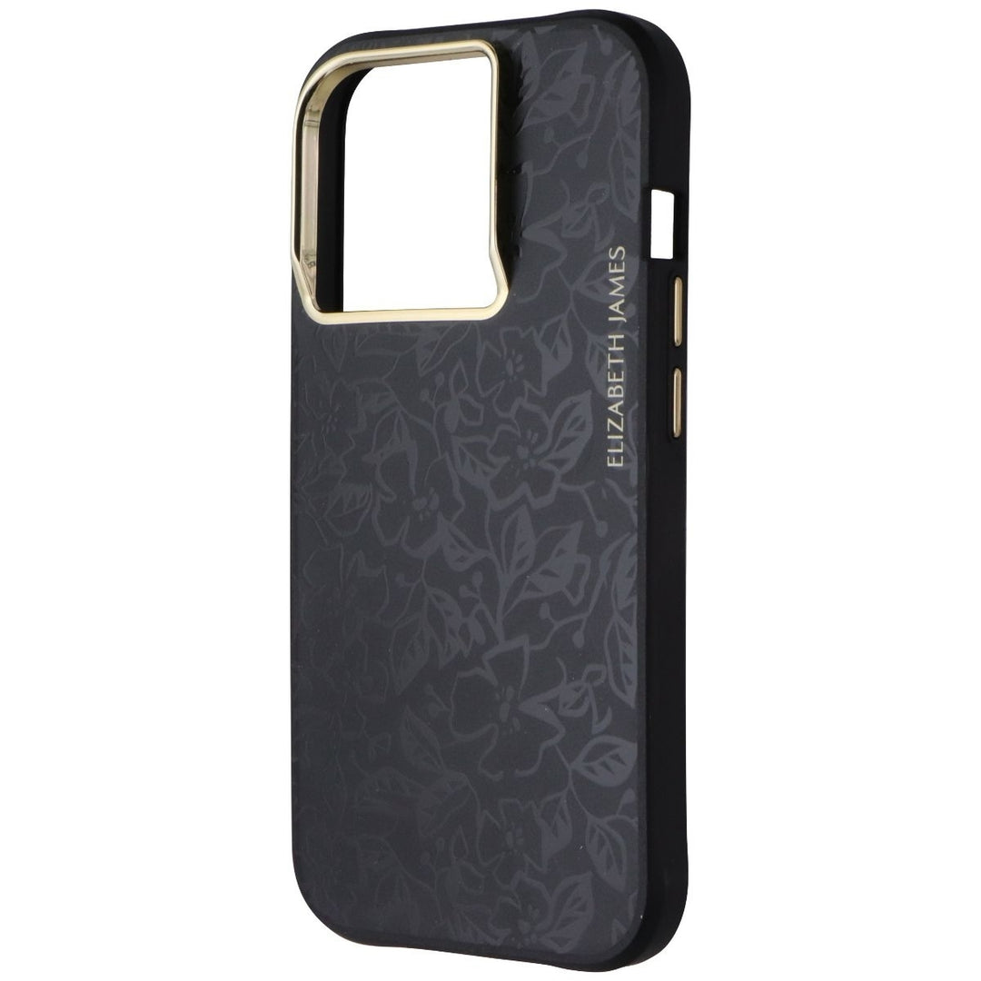 Elizabeth James Case for MagSafe for Apple iPhone 15 Pro - Black Floral Image 1