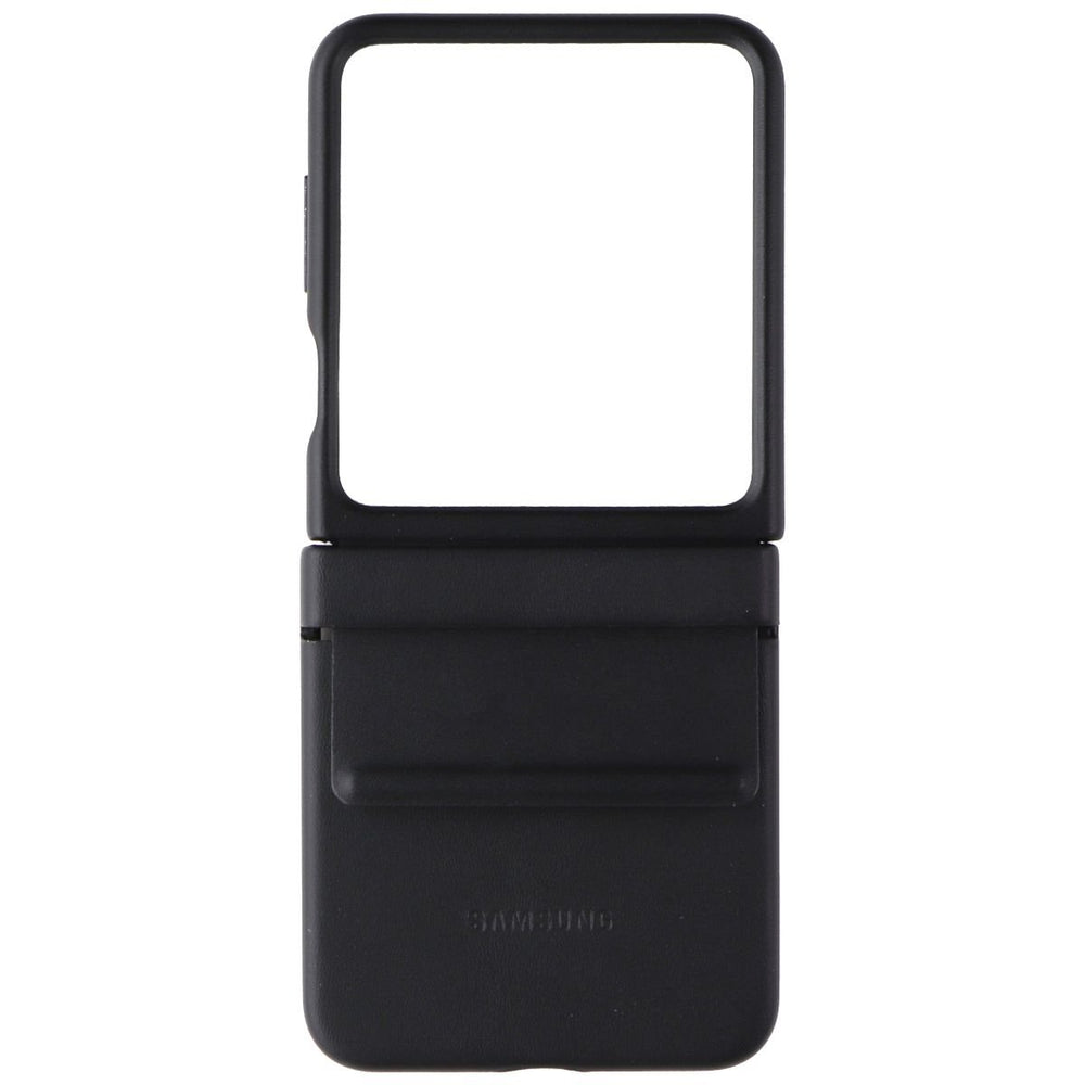 Samsung Flap Eco-Leather Case for Samsung Galaxy Z Flip5 - Black Image 2