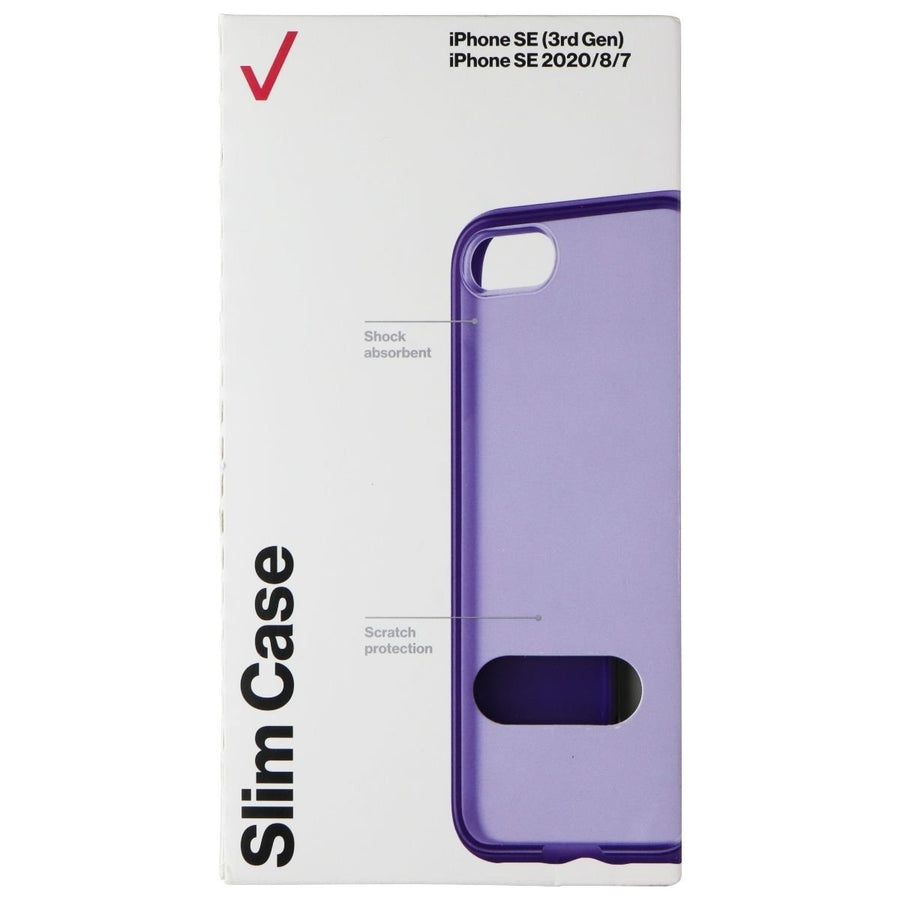 Verizon Slim Sustainable Case for Apple iPhone SE (3rd Gen) - Periwinkle Image 1