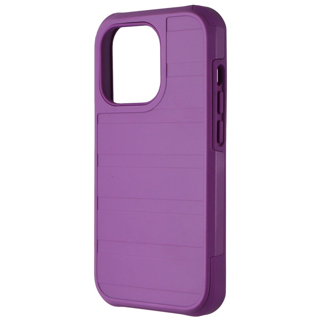 Verizon Rugged Hard Case for Apple iPhone 14 Pro - Mulberry Image 1