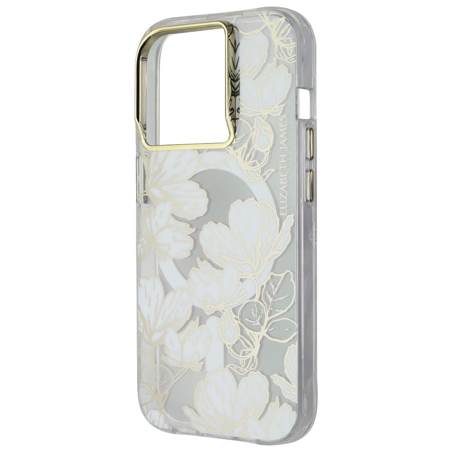 Elizabeth James Case for MagSafe for iPhone 15 Pro - Sunday in Soho Clear/Gold Image 1