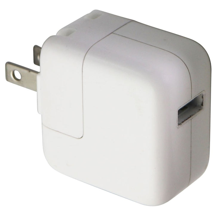 Apple 12W Single USB Wall Charger Power Adapter (MD836LL/A - A1401) - White Image 1