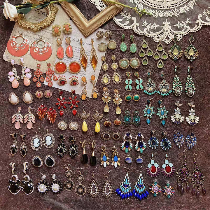 Clearance!! 20 Pcs Random Items FashionandVintage Earrings/Rings/Necklaces,Different Styles,Tribal Boho Trendy Jewelry Image 10