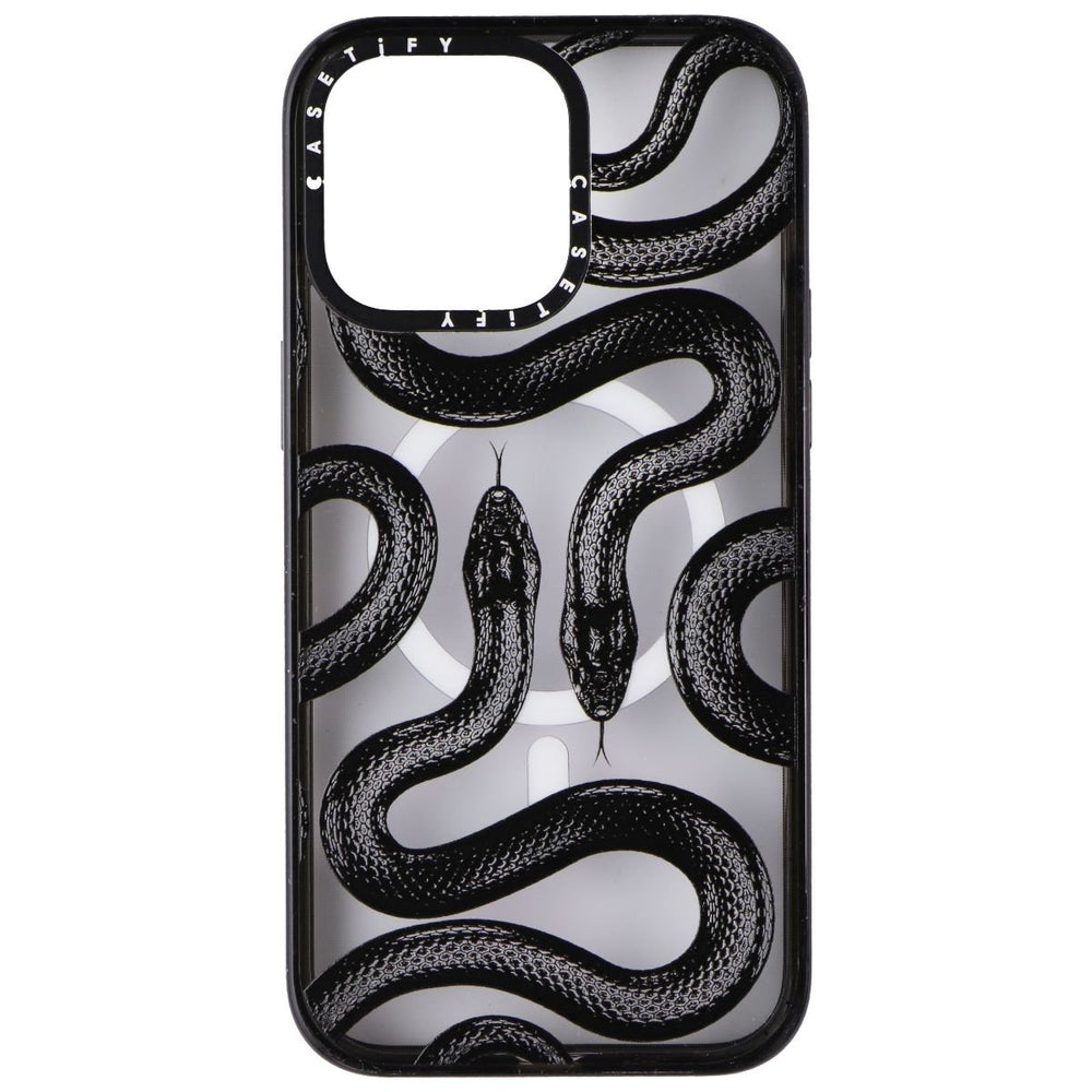 Casetify Impact Series Case for MagSafe for iPhone 15 Pro Max - Black Kingsnake Image 2