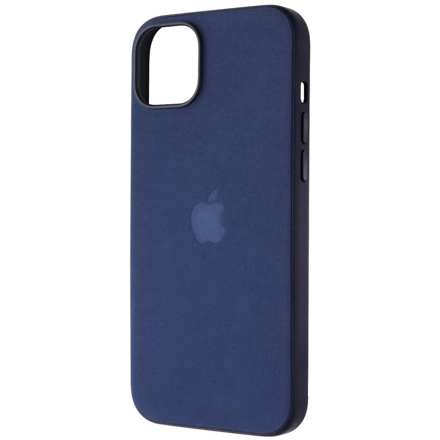 Apple FineWoven Case for MagSafe for iPhone 15 Plus - Pacific Blue Image 1