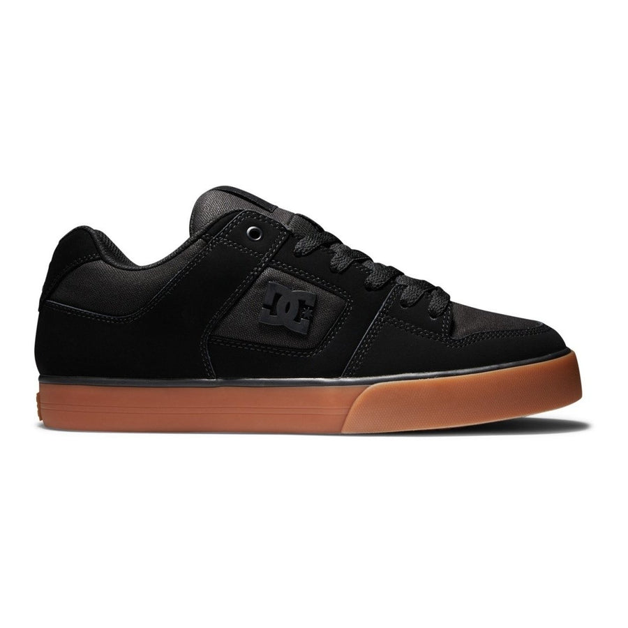 DC Shoes Mens Pure Shoes Black/Gum - 300660-BGM BLACK/GUM Image 1