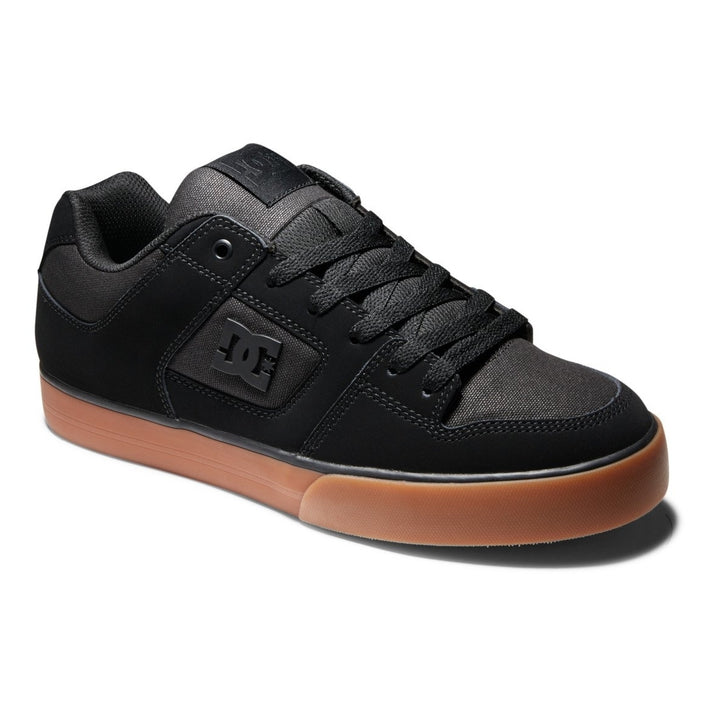 DC Shoes Mens Pure Shoes Black/Gum - 300660-BGM BLACK/GUM Image 2