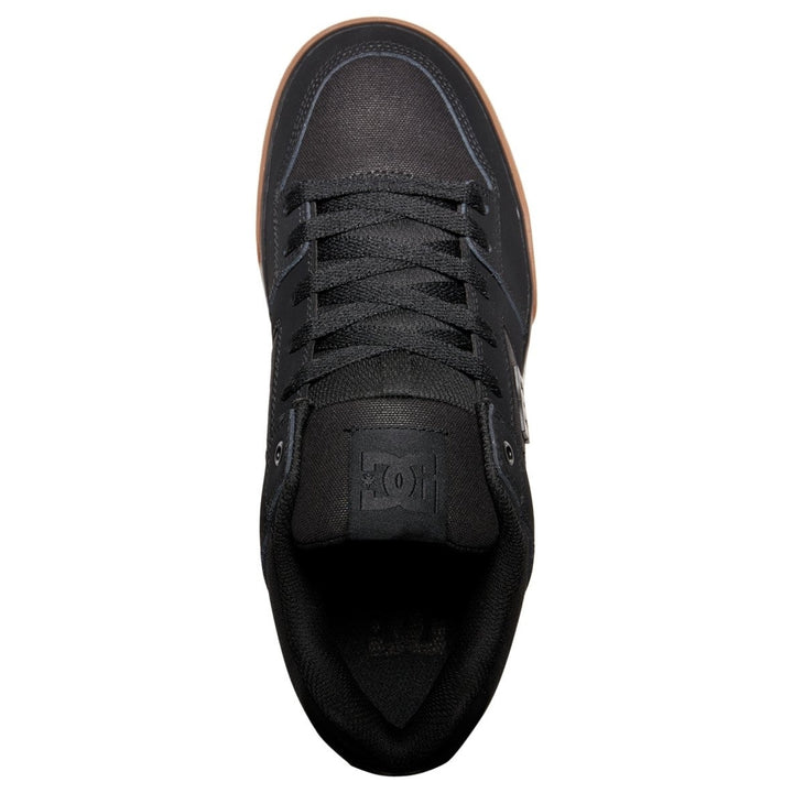 DC Shoes Mens Pure Shoes Black/Gum - 300660-BGM BLACK/GUM Image 3