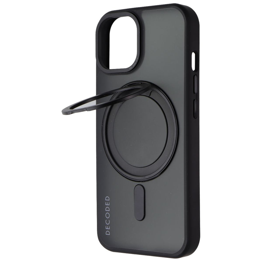 Decoded 360 Loop Stand Back Cover Case for MagSafe - for iPhone 15 - Black Image 1