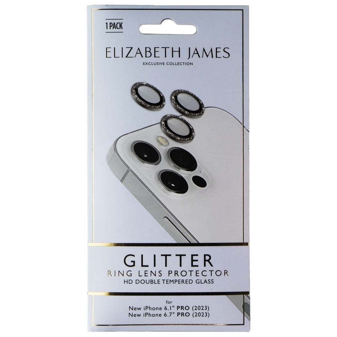 Elizabeth James Ring Lens Protector for iPhone 15 Pro/15 Pro Max - Glitter Image 1