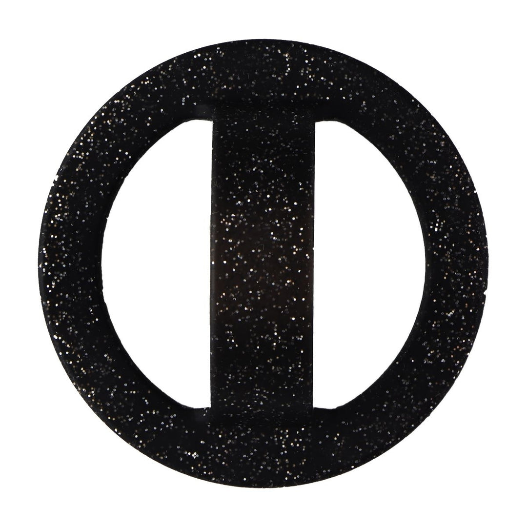 Elizabeth James Magnetic Loop Grip for MagSafe - Black Glitter Image 2