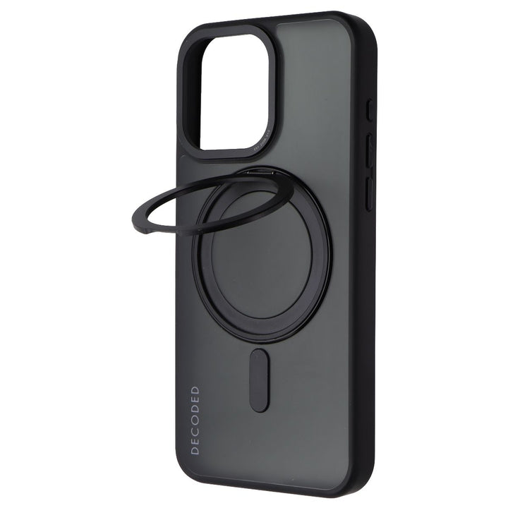 Decoded 360 Loop Stand Back Cover for MagSafe for iPhone 15 Pro Max - Black Image 1