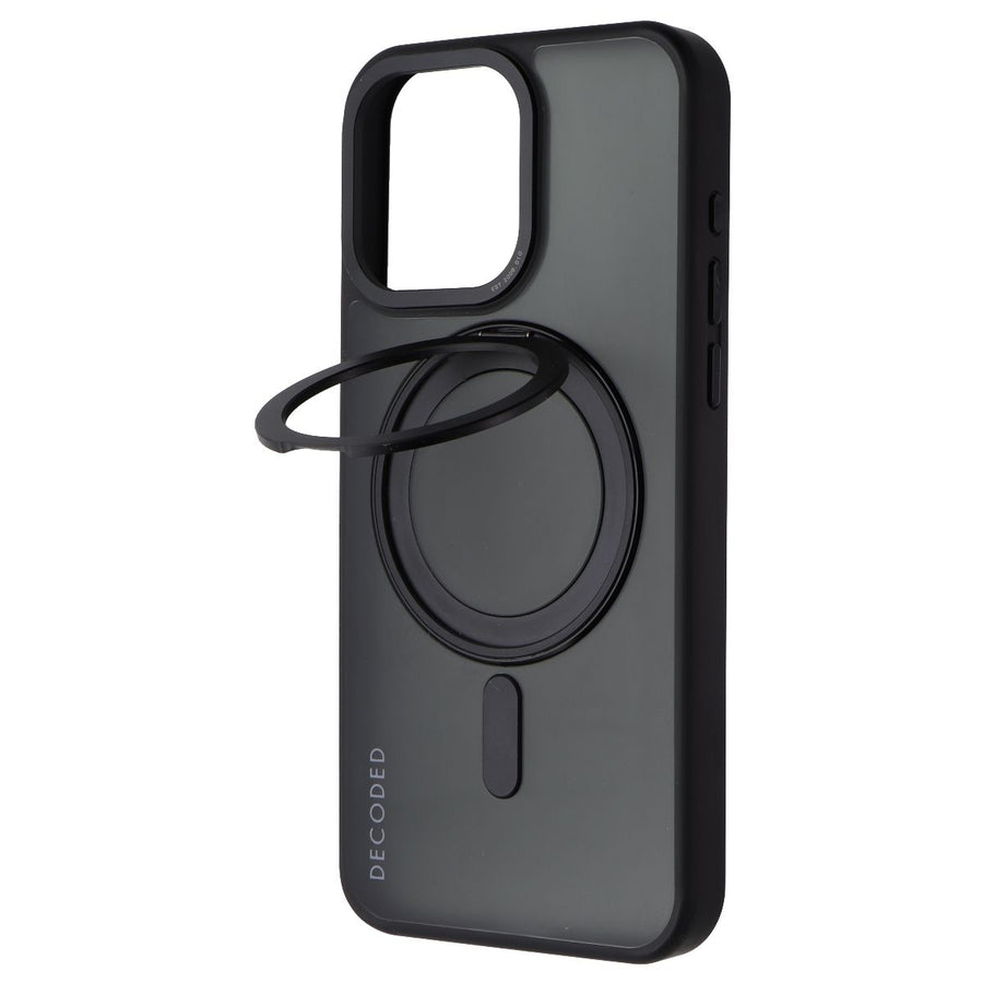 Decoded 360 Loop Stand Back Cover for MagSafe for iPhone 15 Pro Max - Black Image 1