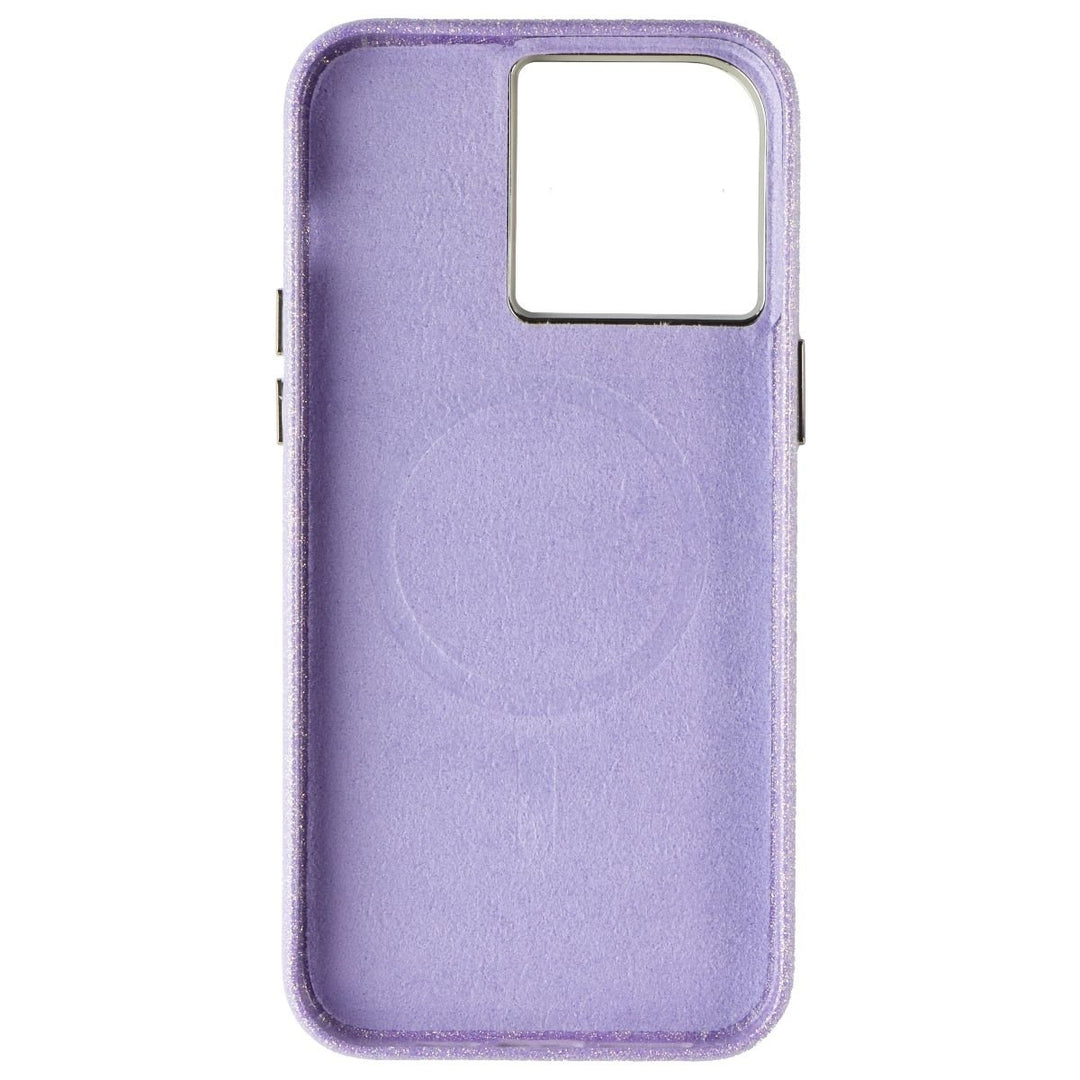 Elizabeth James Glitter Case w/ MagSafe for iPhone 15 Pro Max - Glitter Lavender Image 3