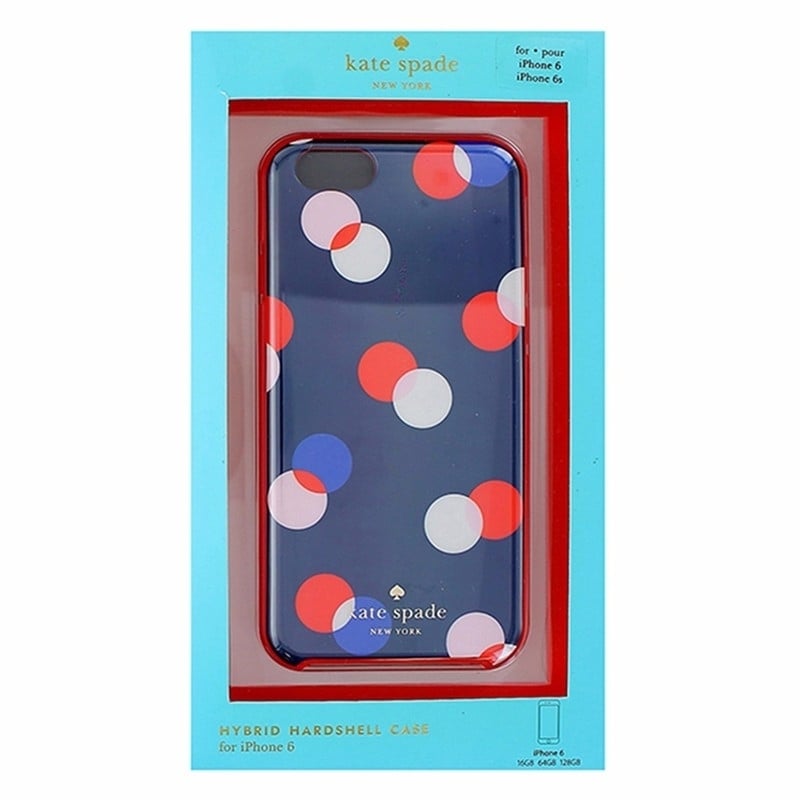 Kate Spade York 3 Dot Hybrid Hard Shell Case For iPhone 6/6s - Navy Blue Image 3