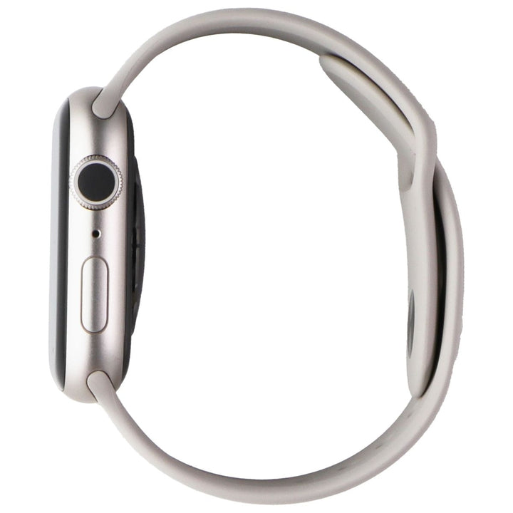 Apple Watch Series 9 (A2980) GPS Only-45mm Starlight AL/Starlight Sport Band S/M Image 3