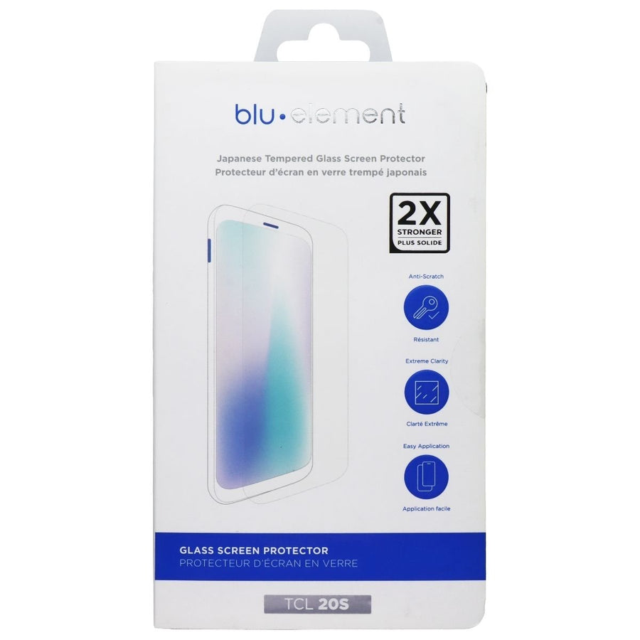 Blu Element Tempered Glass Screen Protector for TCL 20S Image 1