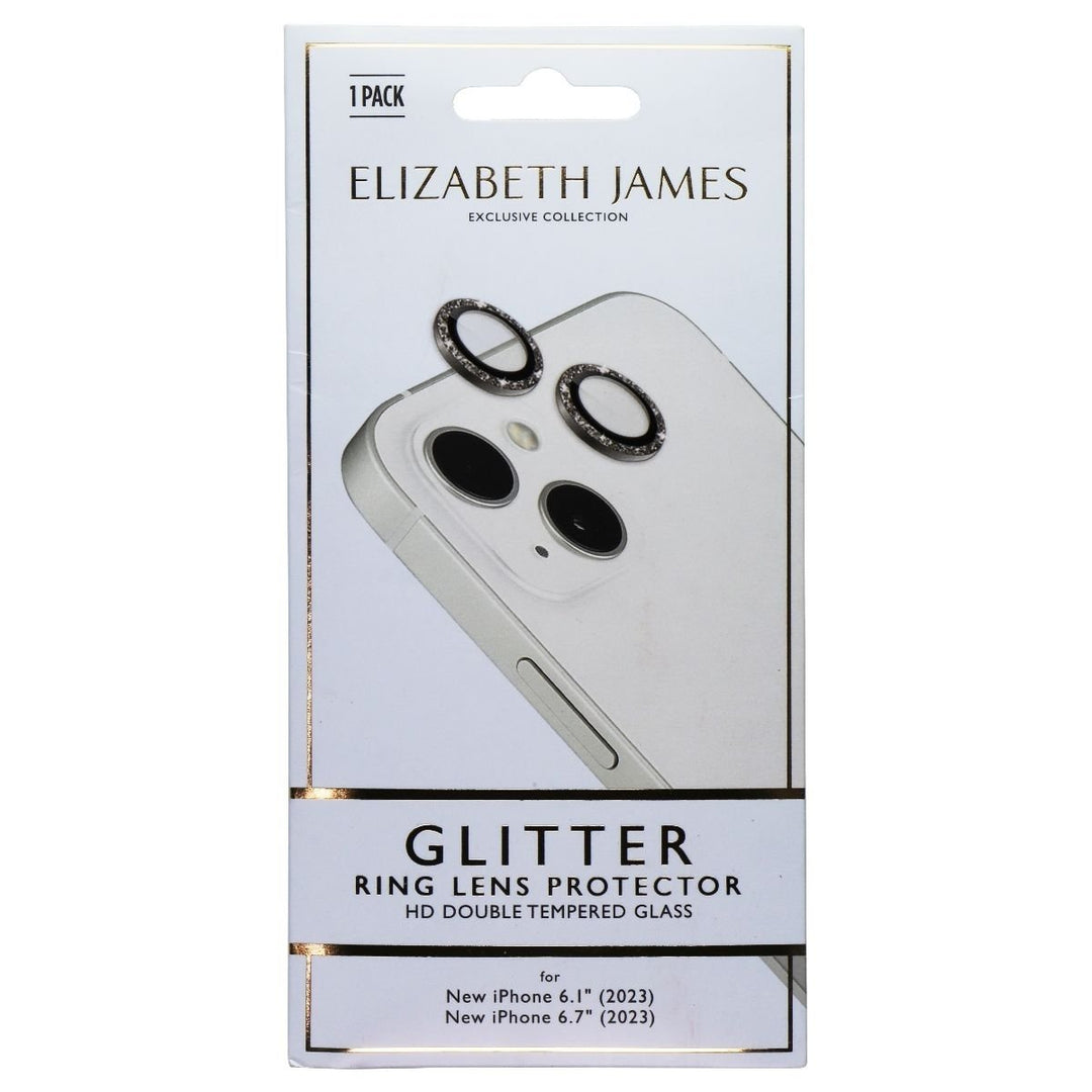 Elizabeth James Ring Lens Protector for iPhone 15/15 Plus - Glitter Image 1