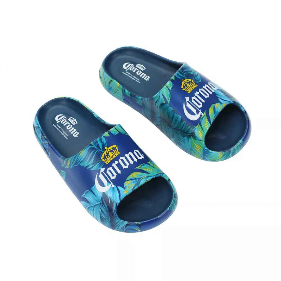 Corona Extra Tropical Flora Mens Cloud Slides Image 2