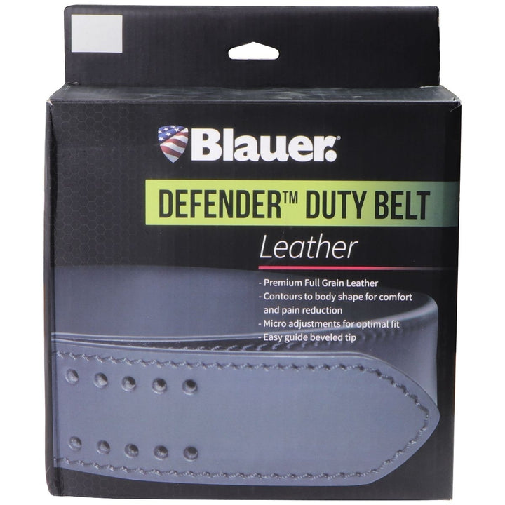 Blauer. DEFENDER Premium Leather Duty Belt and Buckle Combo (Size 42) B011/BB001 Image 6