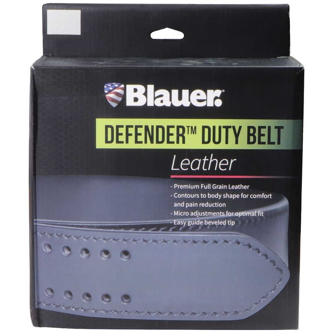 Blauer. DEFENDER Premium Leather Duty Belt and Buckle Combo (Size 36) B011/BB001 Image 6