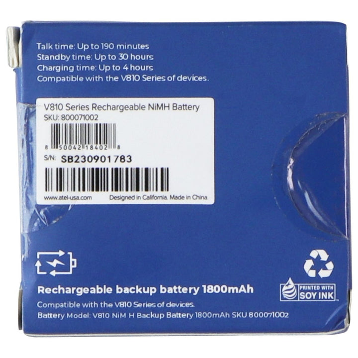 ATEL Rechargeable NiMH Backup Battery (1800mAh) for AXIS V810 Series Image 2