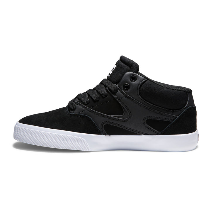 DC Shoes Mens Kalis Vulc Mid Shoes Black/Black/White - ADYS300622-XKKW BLACK/BLACK/WHITE Image 3