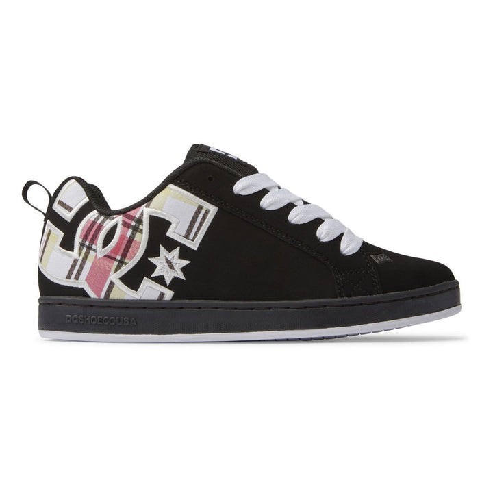 DC Shoes Womens Court Graffik Shoes Grunge Plaid - 300678-GUP GRUNGE PLAID Image 1