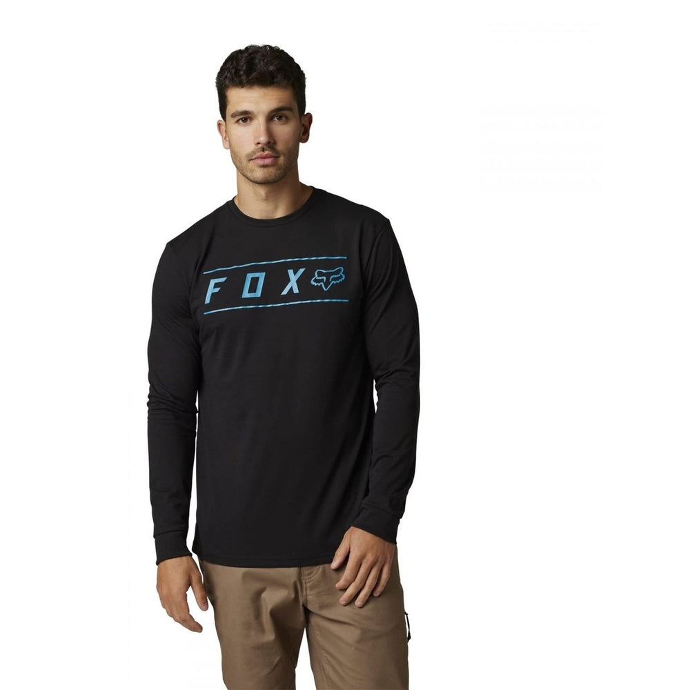 Fox Racing Mens Pinnacle Long Sleeve Tech Tee HEATHER GRAPHITE Image 2