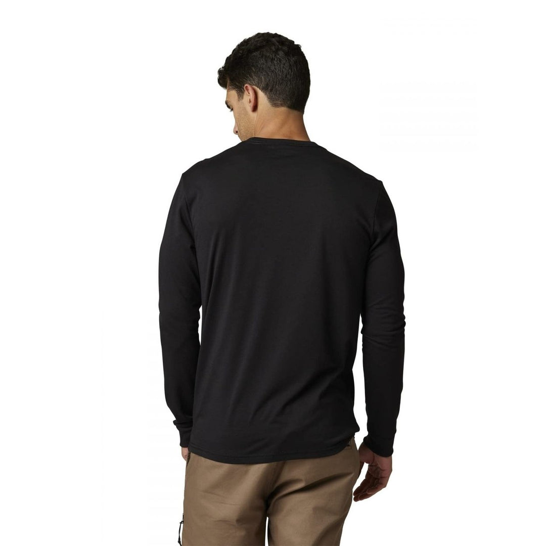 Fox Racing Mens Pinnacle Long Sleeve Tech Tee HEATHER GRAPHITE Image 3