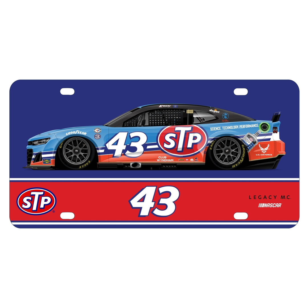 43 Erik Jones STP Officially Licensed NASCAR License Plate Image 1