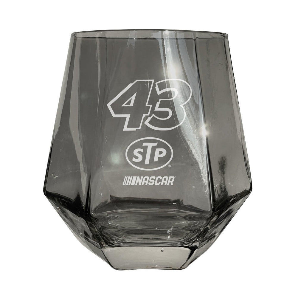 43 Erik Jones STP Officially Licensed Engraved Diamond Wine Glass Image 2