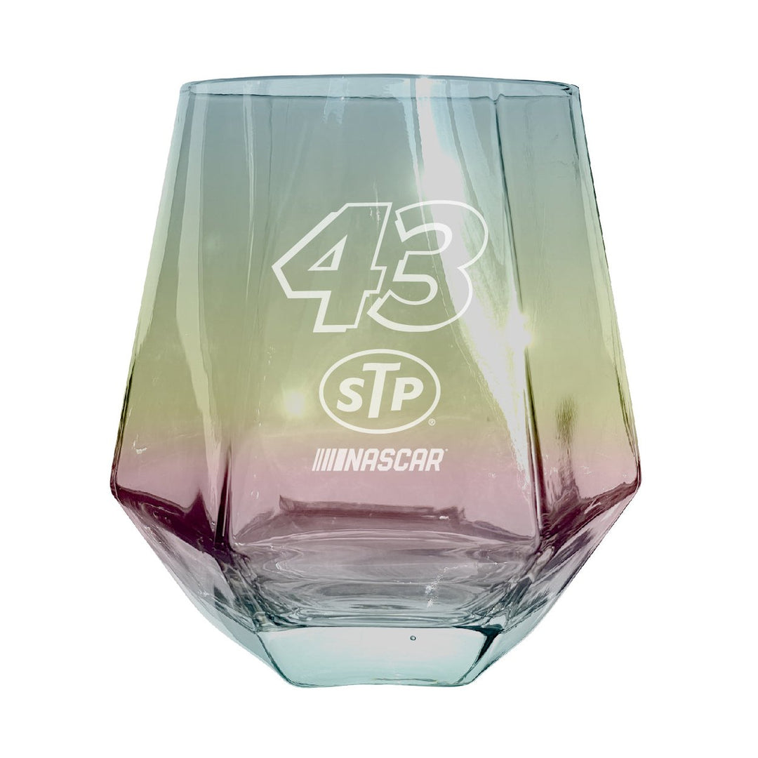 43 Erik Jones STP Officially Licensed Engraved Diamond Wine Glass Image 3