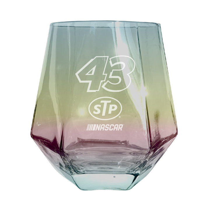 43 Erik Jones STP Officially Licensed Engraved Diamond Wine Glass Image 3