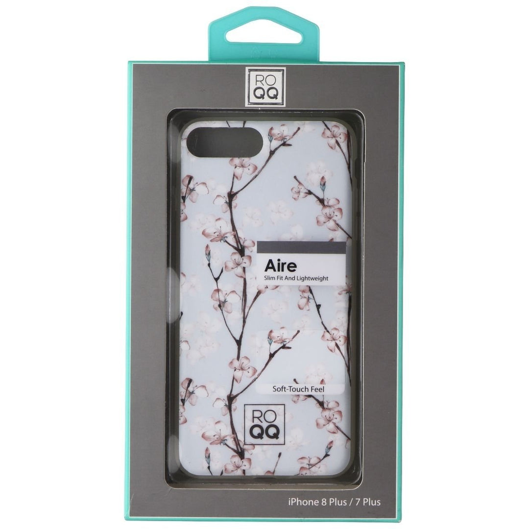 ROQQ Aire Series Slim Fit Case for Apple iPhone 8 Plus/7 Plus - Cherry Blossom Image 1